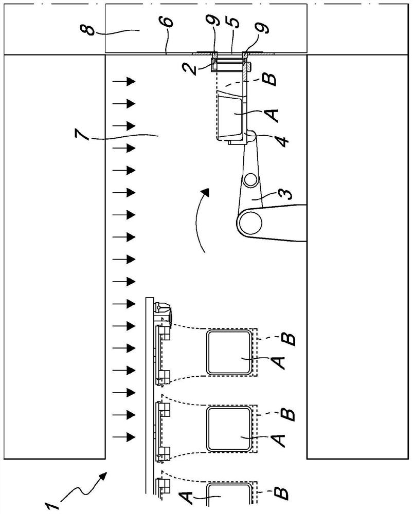 Extraction unit for extraction of contents from bags in pharmaceutical and chemical fields