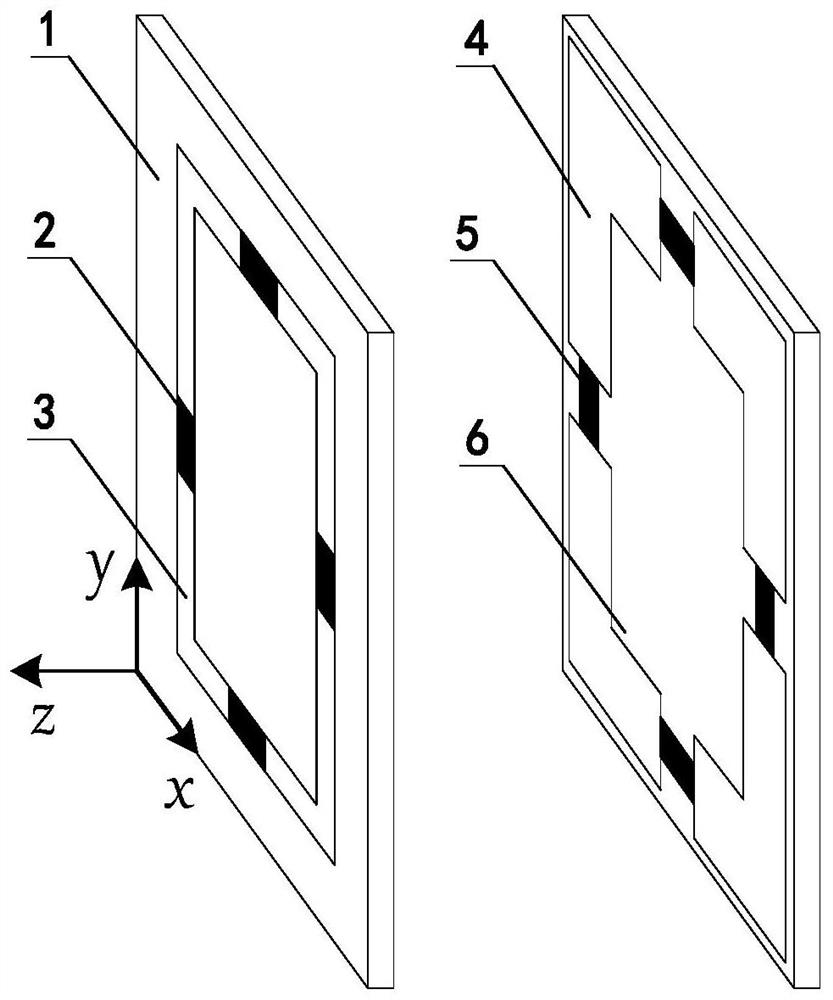 Double-layer cascaded dual-polarized broadband band-absorbing frequency selective surface