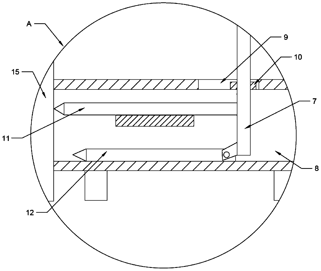 Testing device for flatness of electronic components