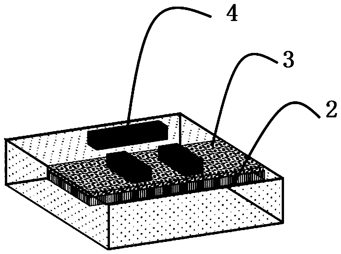 Phase-changing material-based adjustable slow light device and fabrication method and application thereof