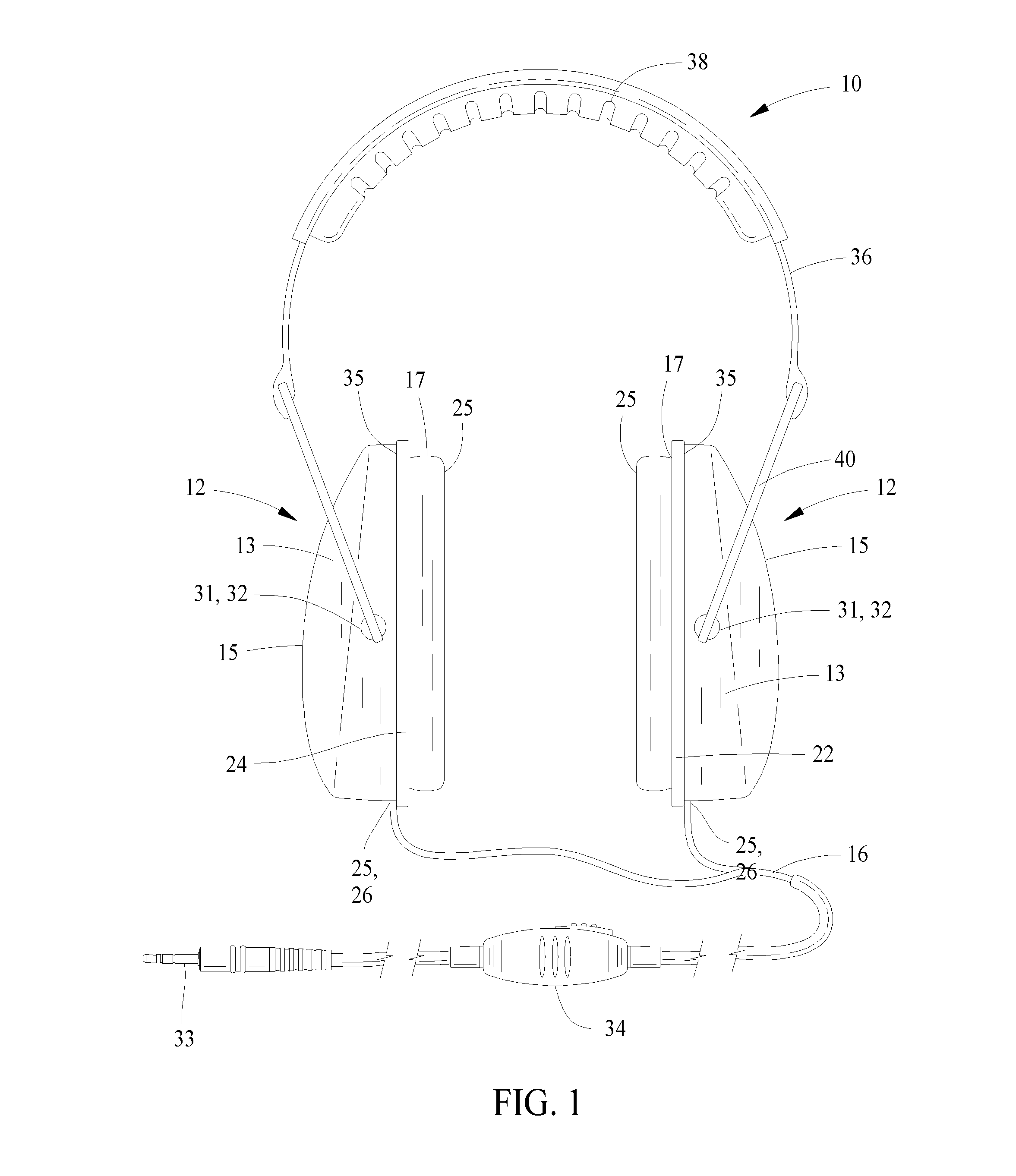 Ambient noise isolation audio headphones having a layered dampening structure