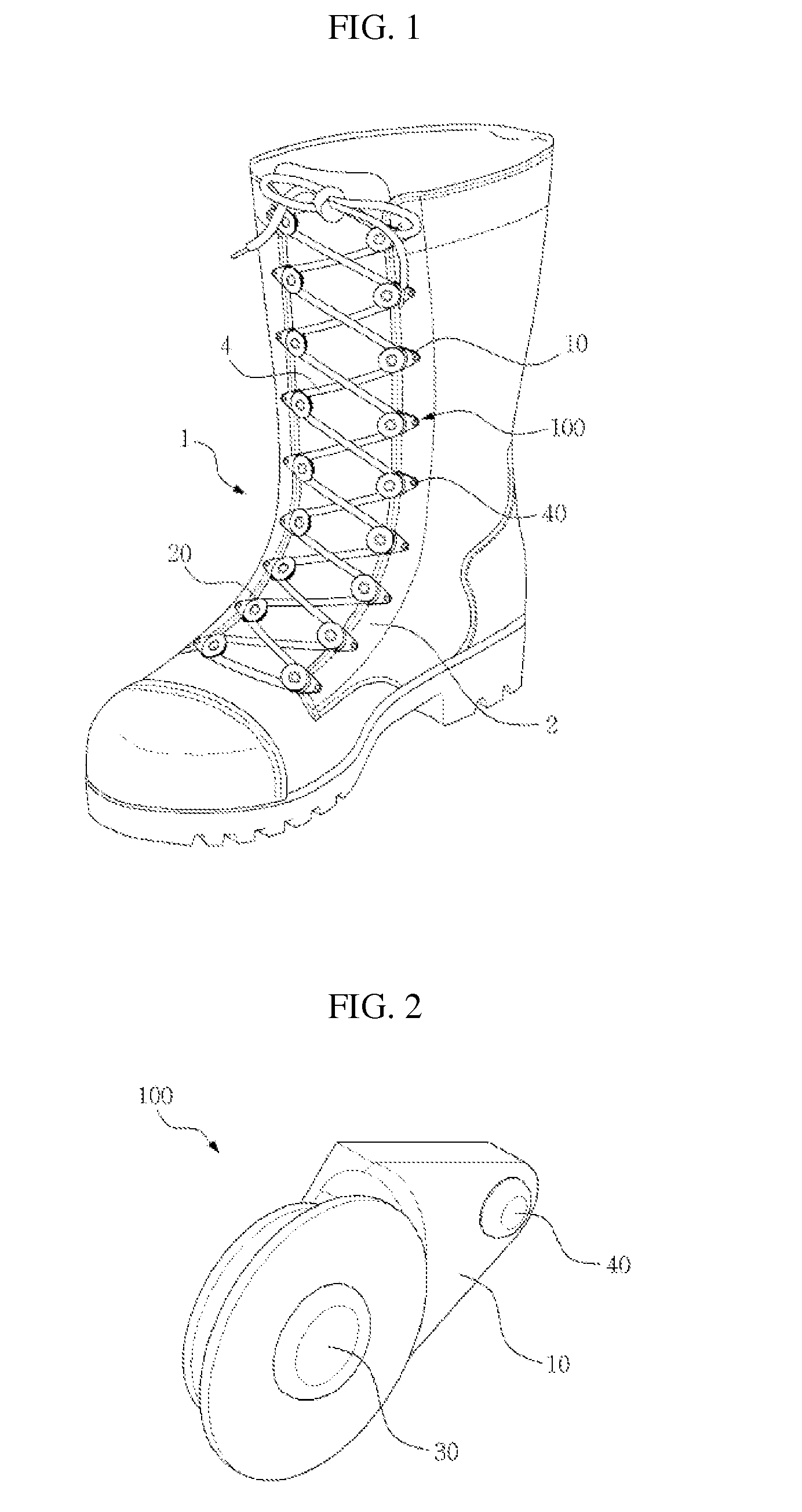 Loop for shoelace utilizing asymmetric pulley