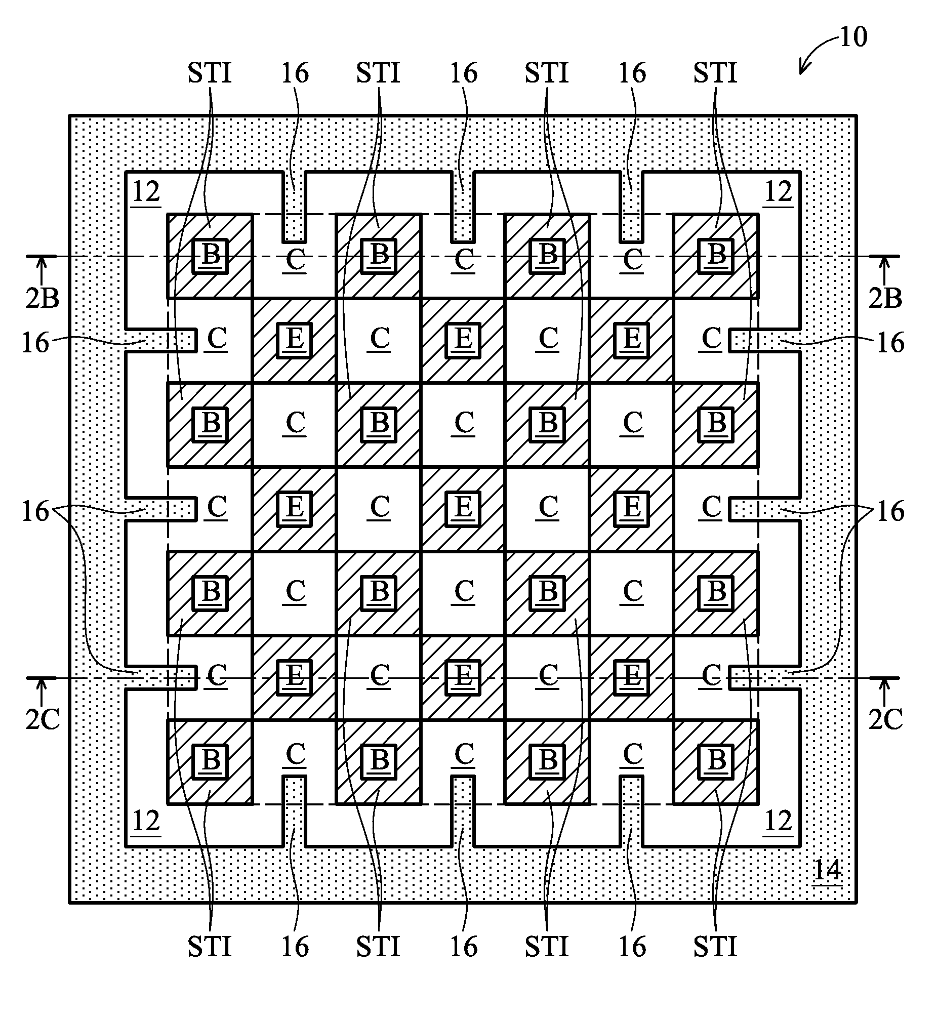 High-voltage BJT formed using CMOS HV processes