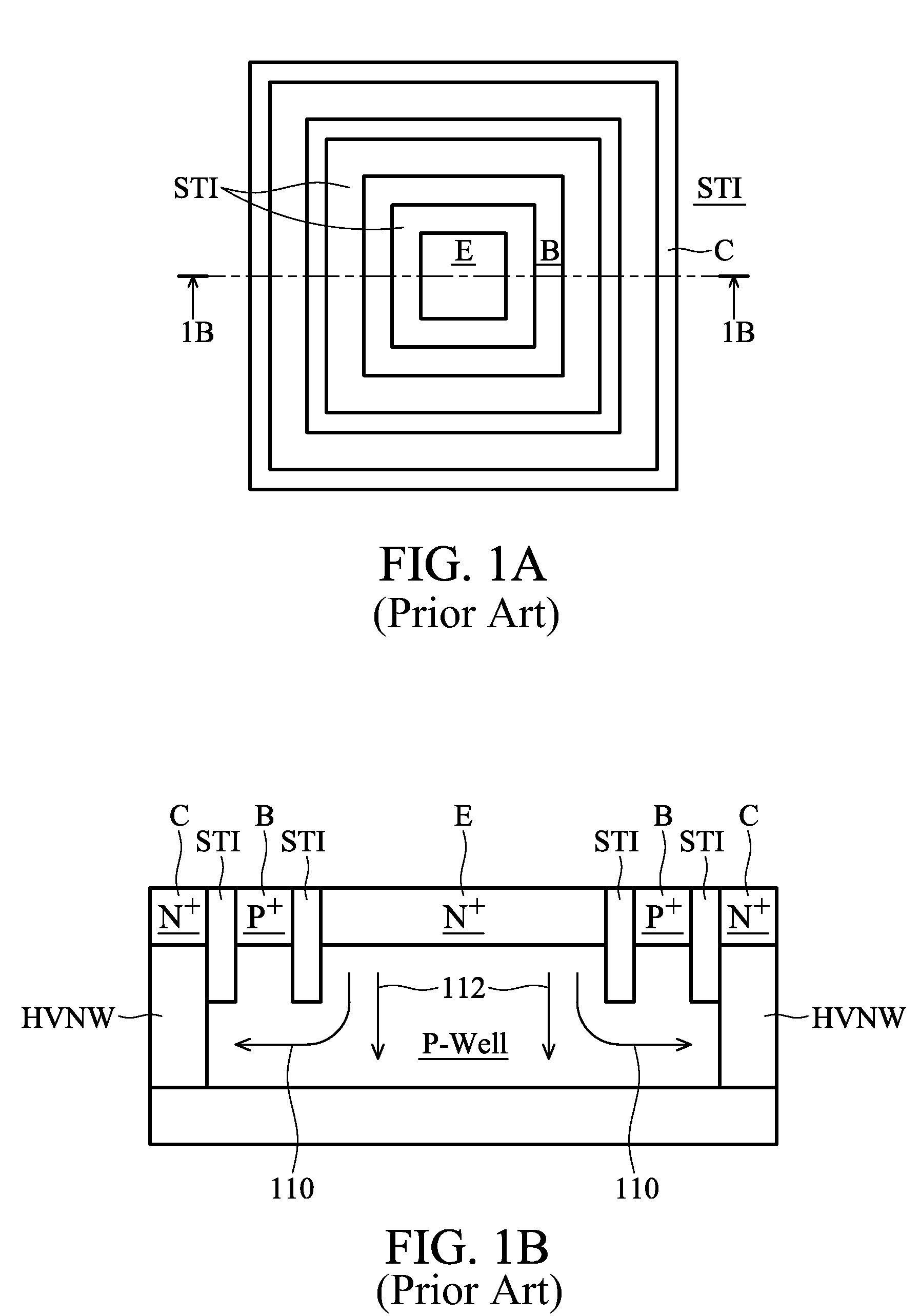 High-voltage BJT formed using CMOS HV processes