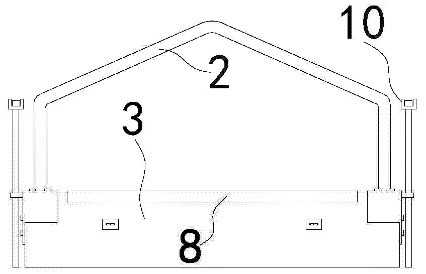 Floating-type seedling cultivation shed