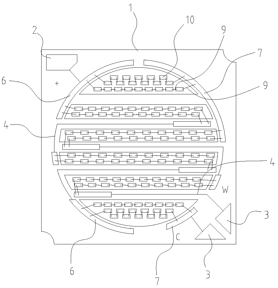 A kind of LED light source and packaging method thereof