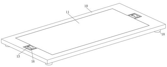 A high-hardness plastic floor with coating hardening treatment