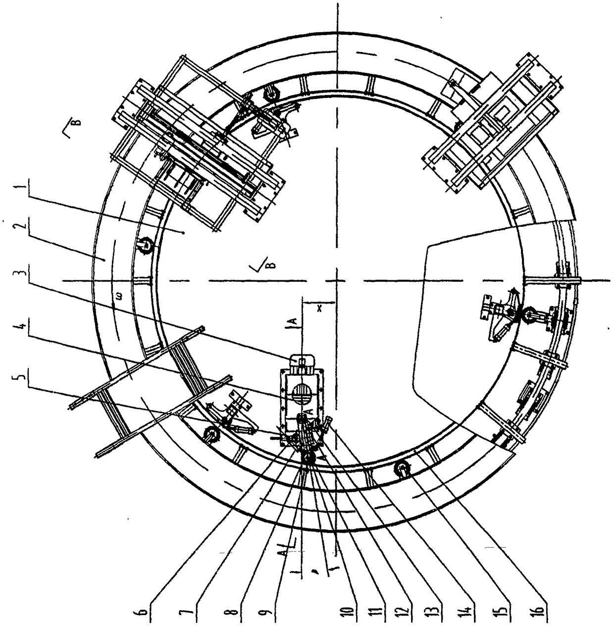 Rotary Ring Soil Trough Test Bench Drive Mechanism