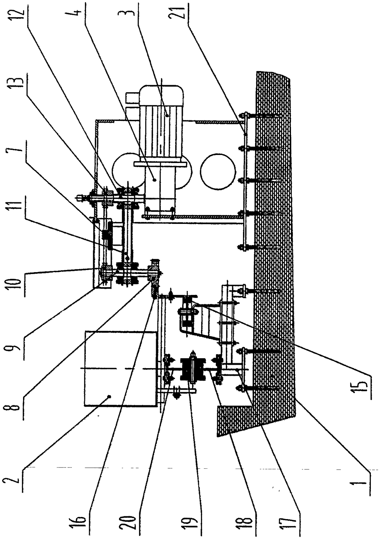 Rotary Ring Soil Trough Test Bench Drive Mechanism