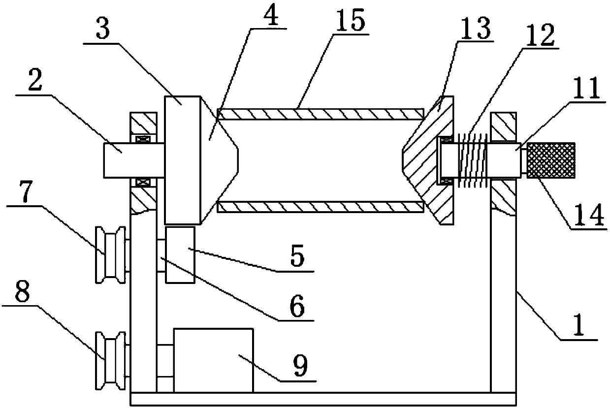 Textile fiber semi-finished product winding drum device