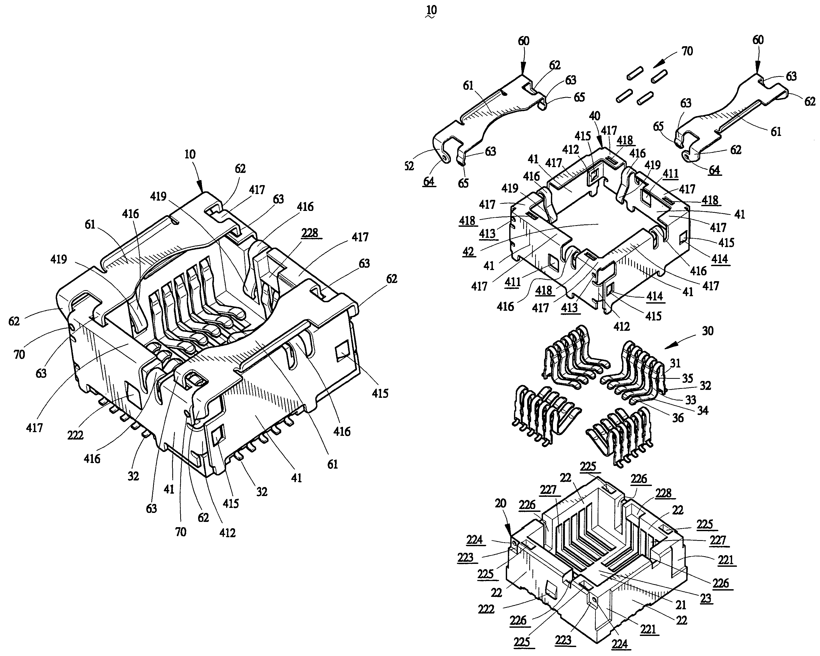 Module connector