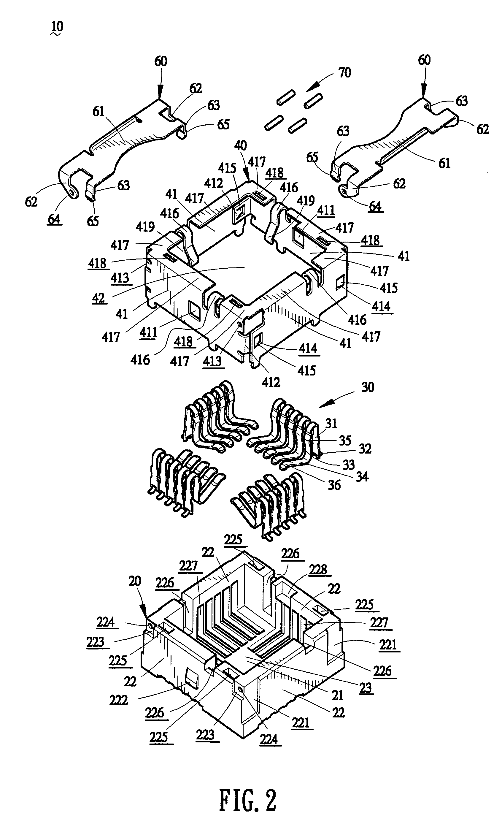 Module connector