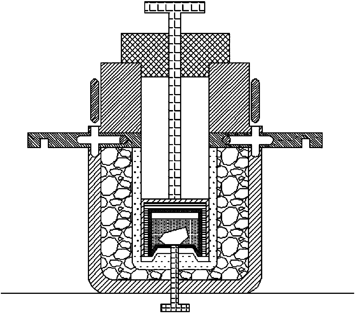 Rock specific heat capacity measuring device and measuring method