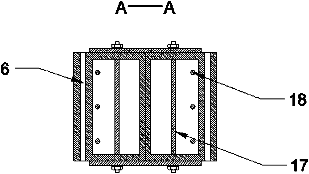 Rock specific heat capacity measuring device and measuring method