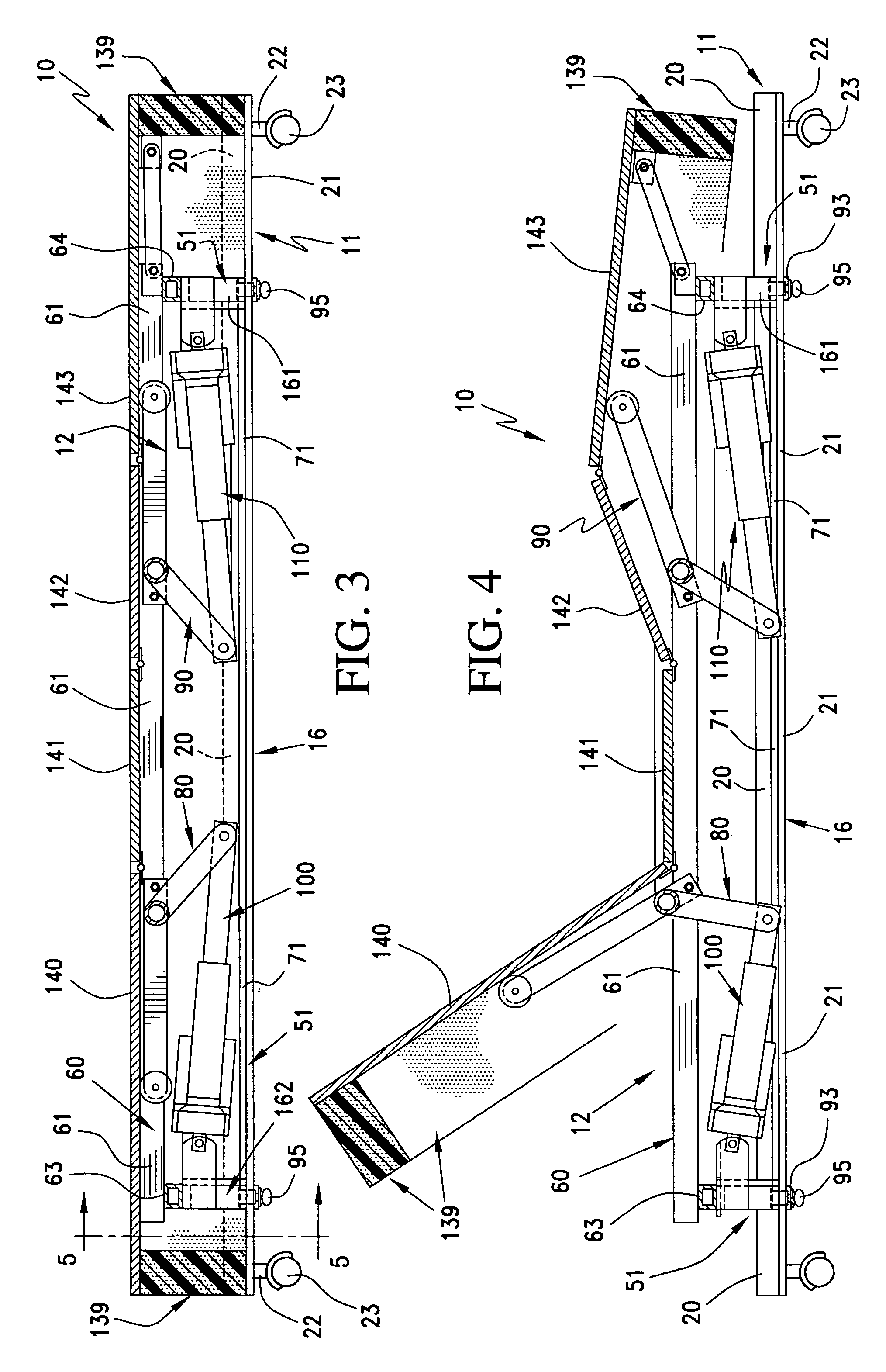 Adjustable base for supporting adjustable beds of different widths