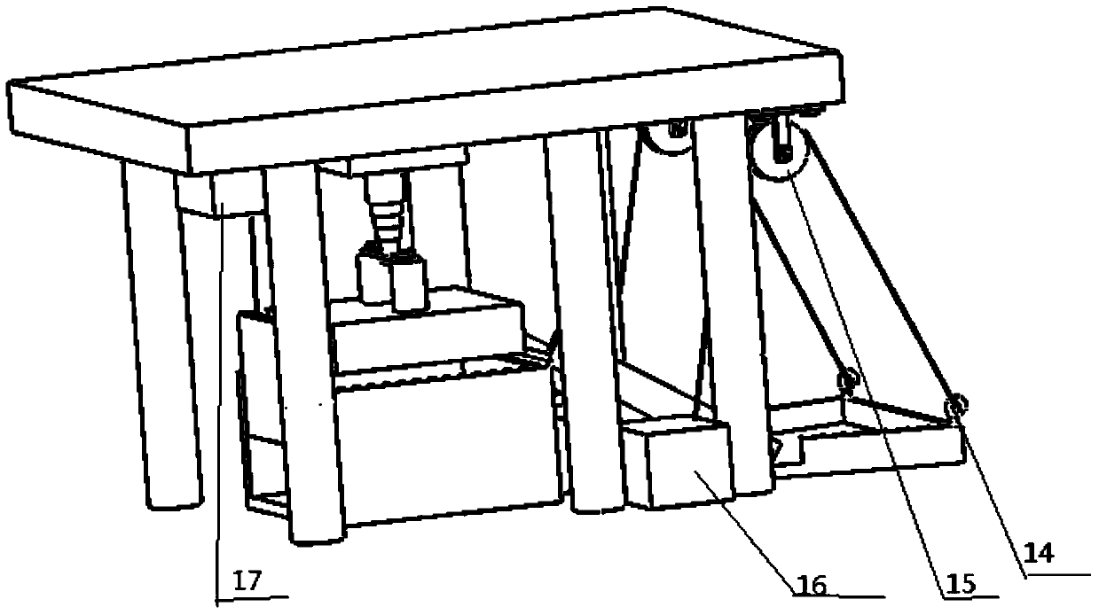 Automatic rubbish compression device of residential rubbish transfer station