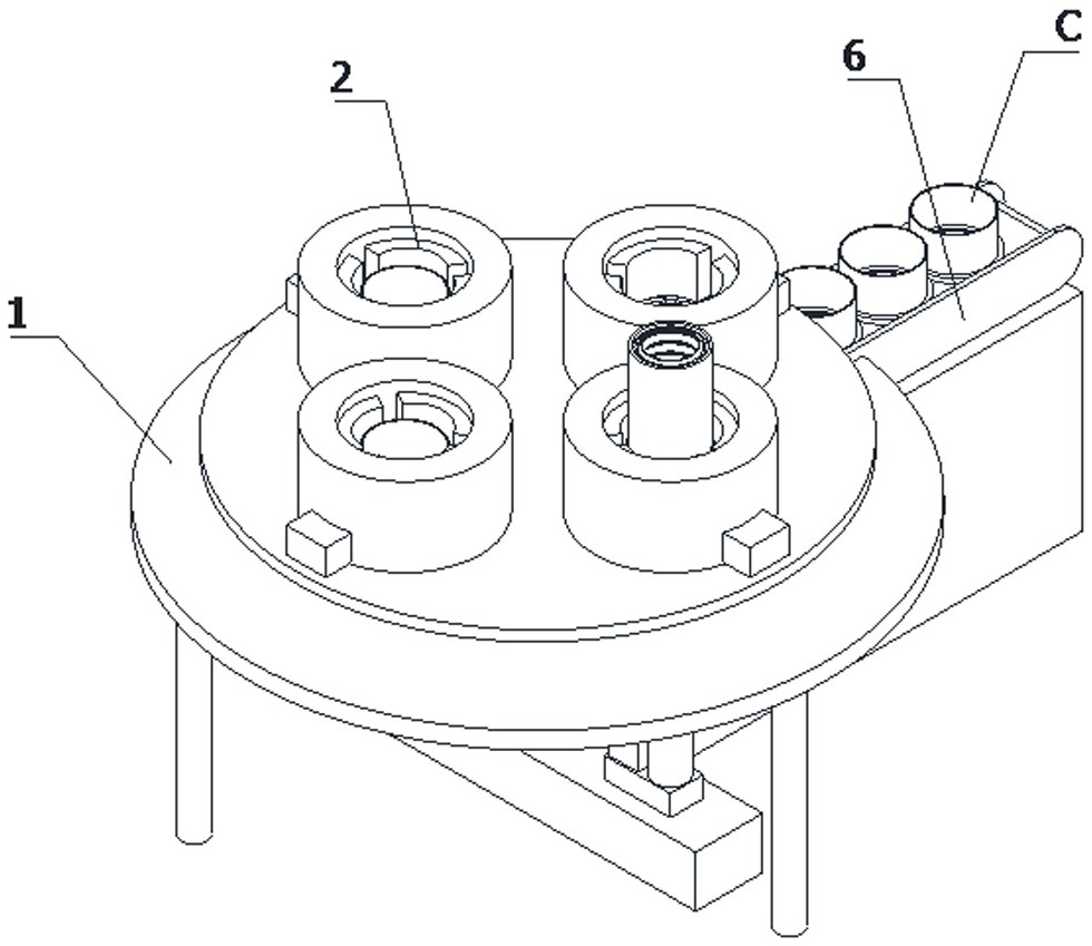 Automatic forming device for stainless steel corrugated pipe joint for gas appliance