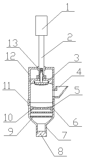 Bacterial microorganism detection sample liquid extraction device