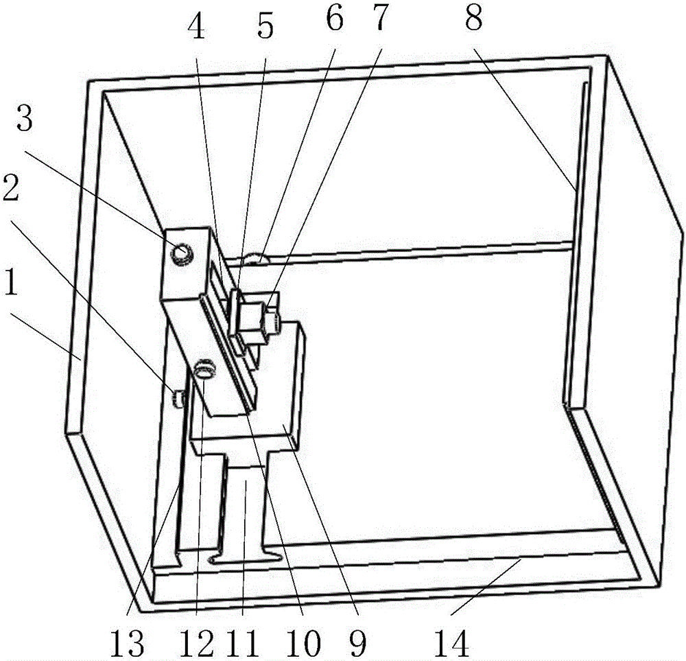 Tool parameter measurement device based on CCD and measurement method of device