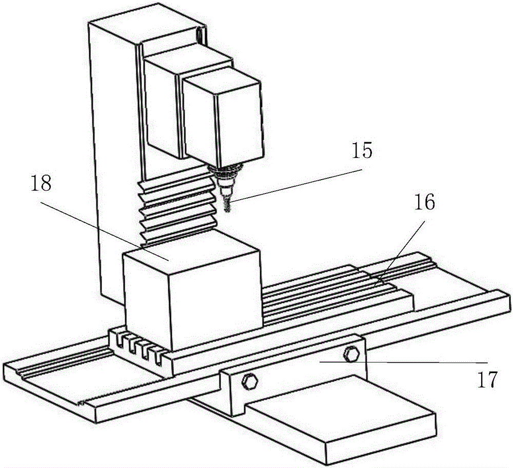 Tool parameter measurement device based on CCD and measurement method of device