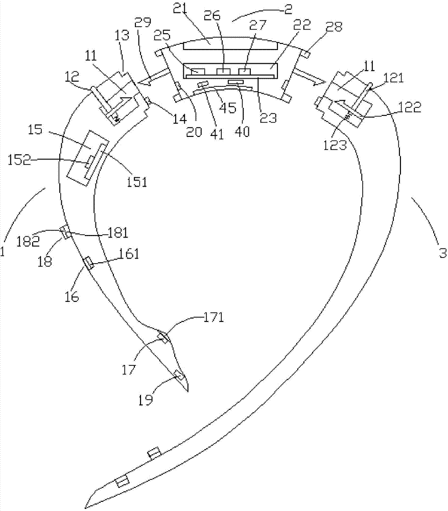 Medical intelligent bracelet enabling oxyhemoglobin saturation of human body to be measured conveniently