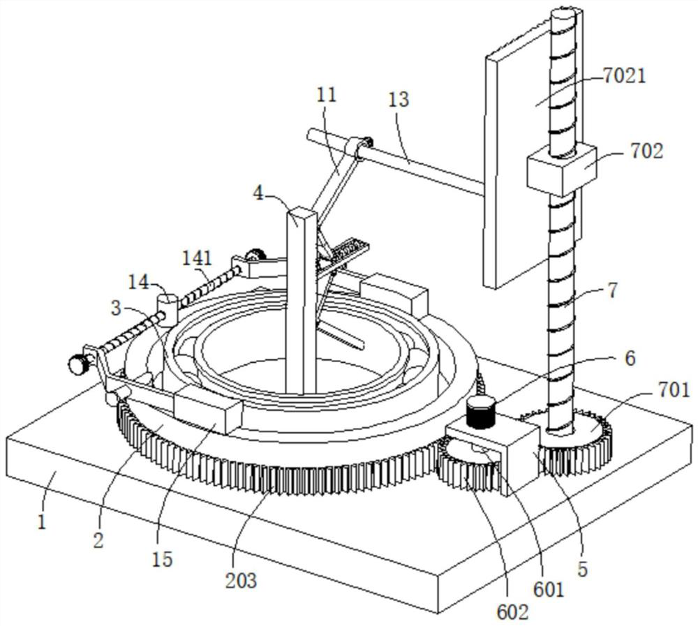 A kind of bearing inner diameter automatic detection equipment