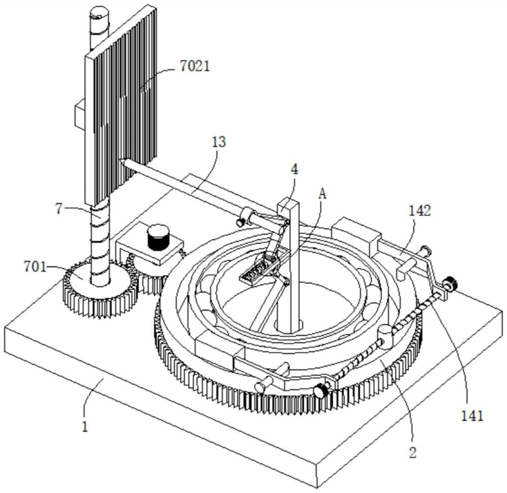 A kind of bearing inner diameter automatic detection equipment