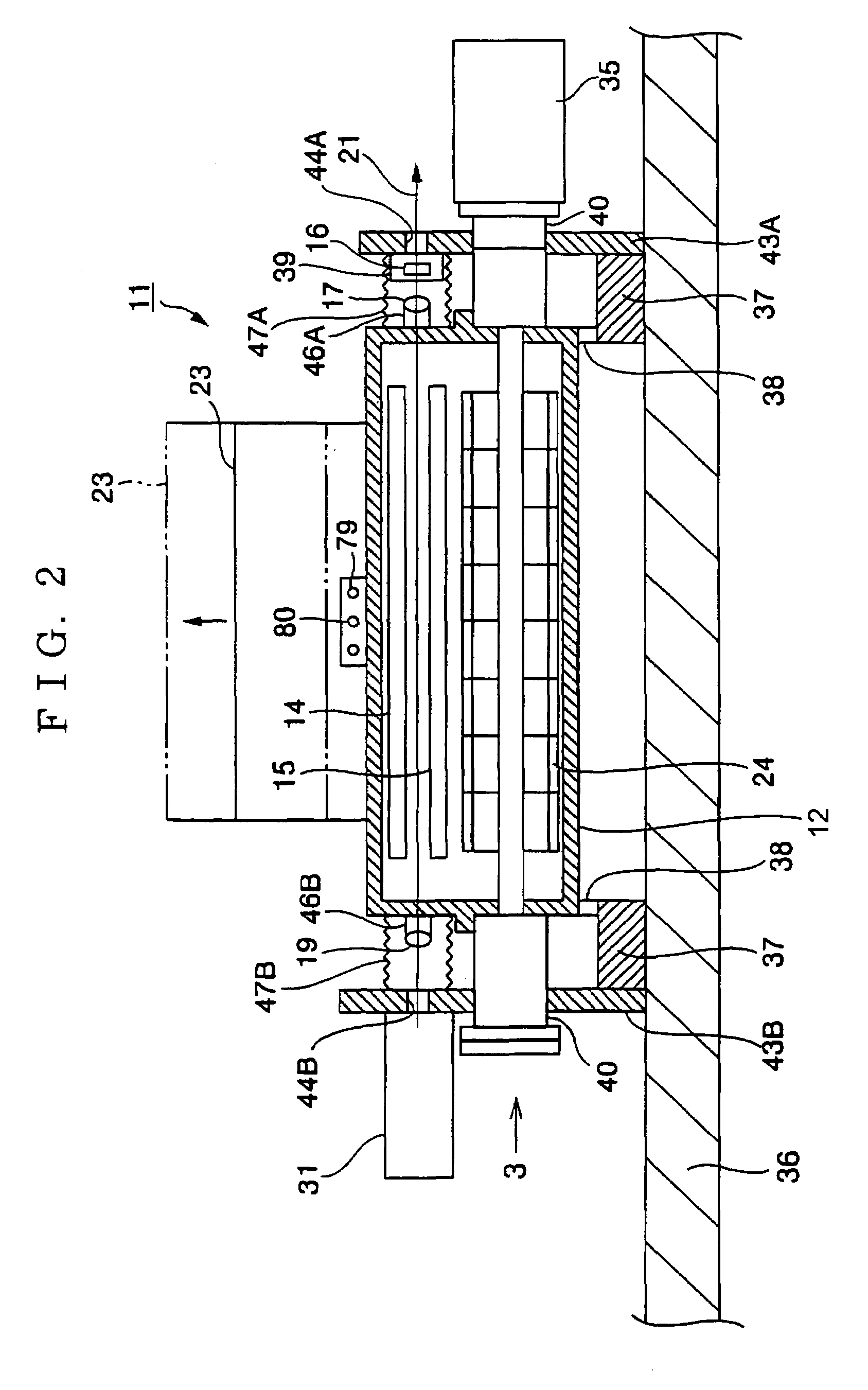 Injection locking type or MOPA type of gas laser device