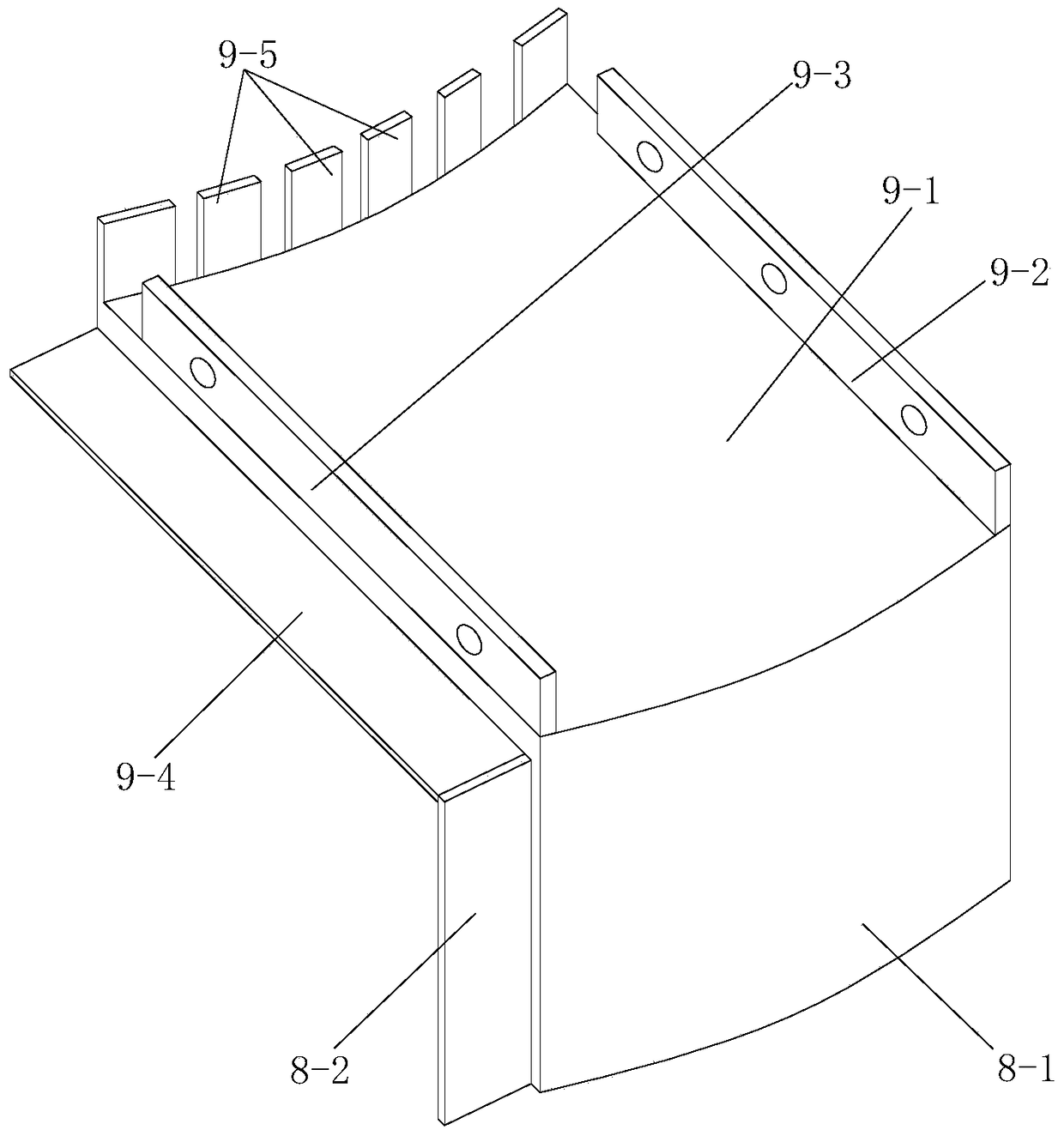 Anti-corrosion structure of edge plate of oil storage tank and its construction method