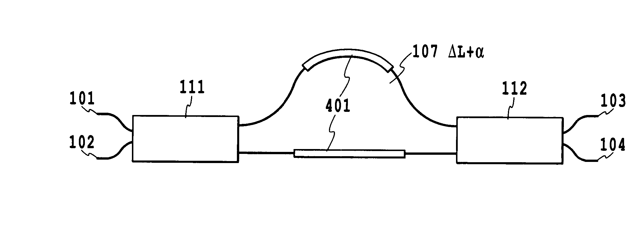 Optical multi/demultiplexing circuit equipped with phase generating device