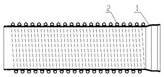 Continuous fiber reinforced pressure pipe and forming process thereof