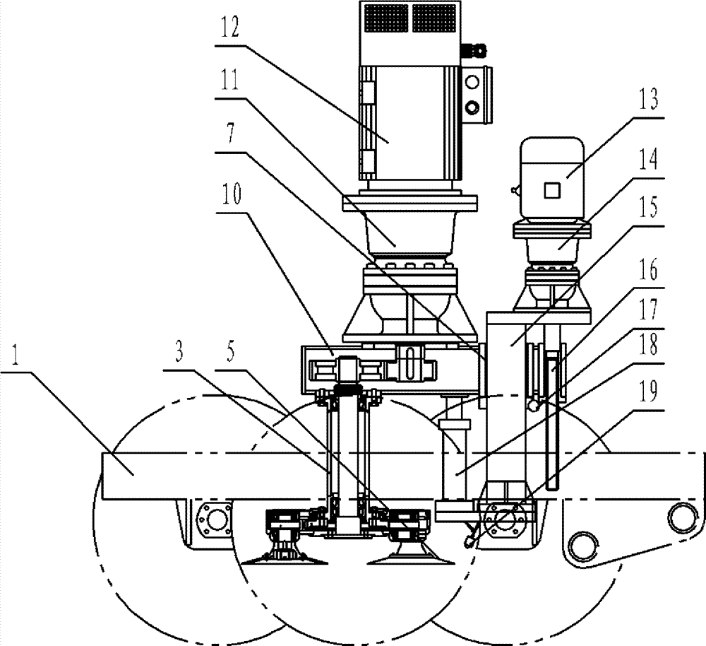 Header of cane harvester