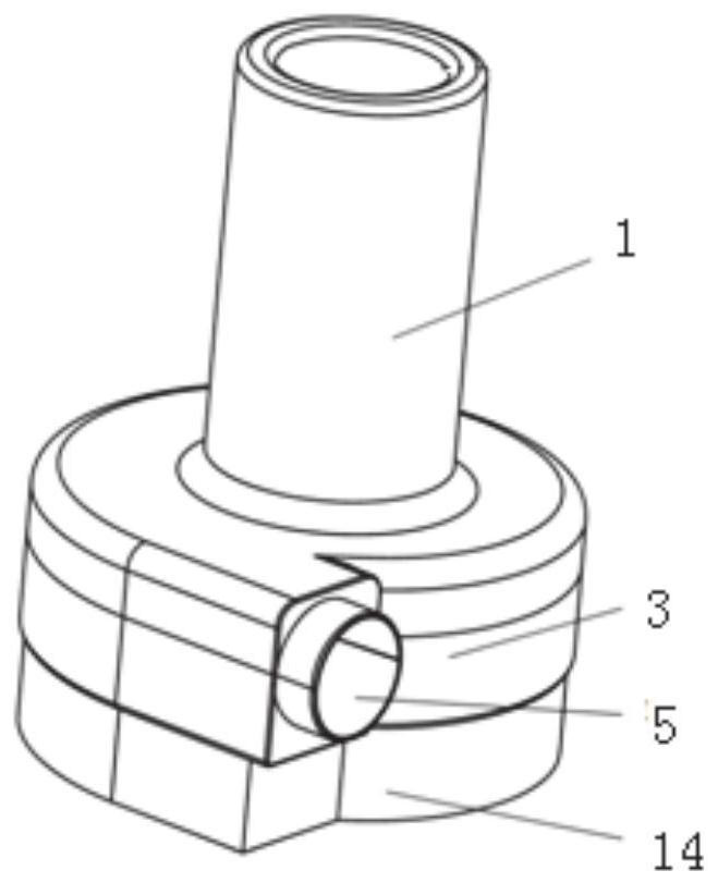 A magnetic levitation mixed flow heart pump