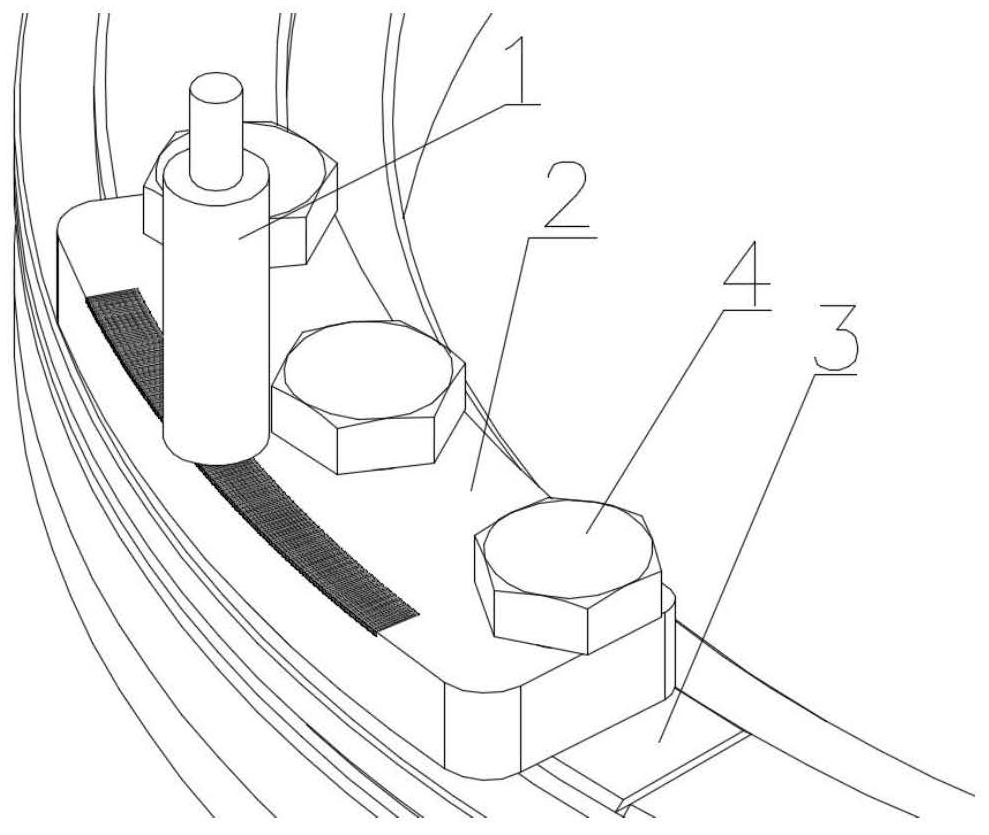 An embedded angular displacement online measurement method and device