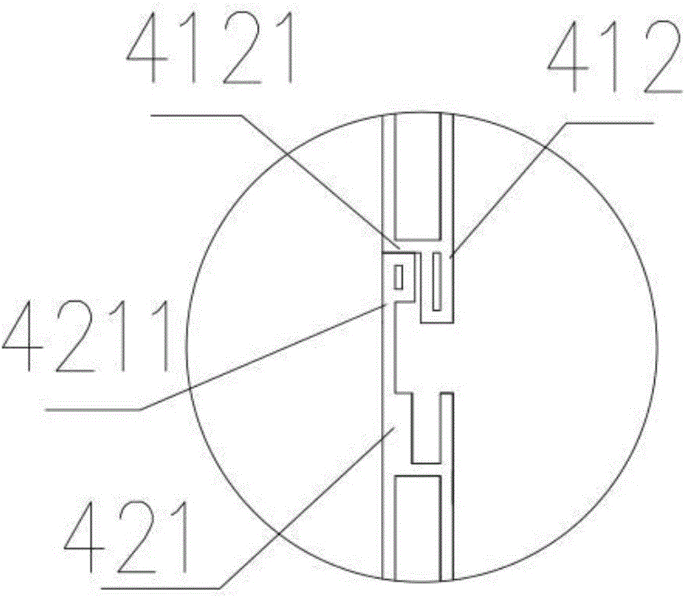 Cabinet containing suspension hanger