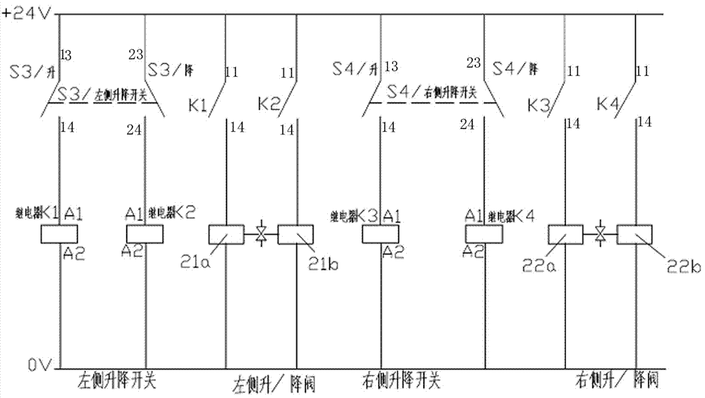 A vehicle-mounted lifting device for railway vehicles