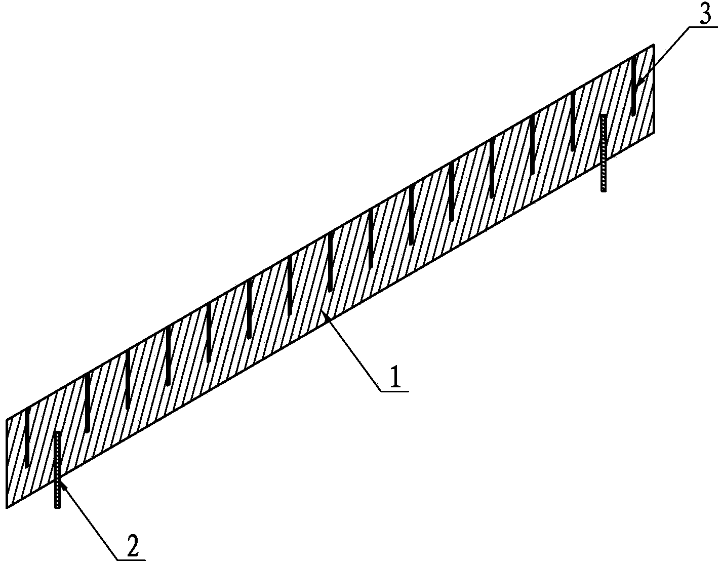 Insertion sheet spliced type splash-proof grating of high-order water-saving cooling tower