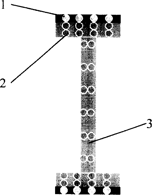 Processing method of mixed fiber extruded sectional materials for civil engineering