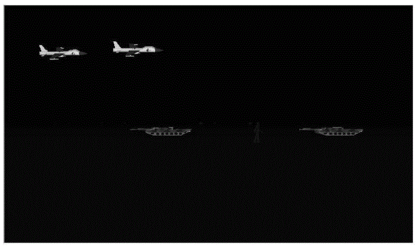 Vega-based infrared and low-light-level video synchronization simulation method