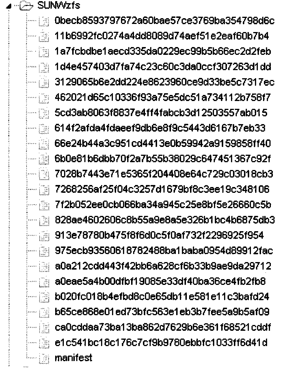 Method for reversely searching packet depended relationship in unix operating system