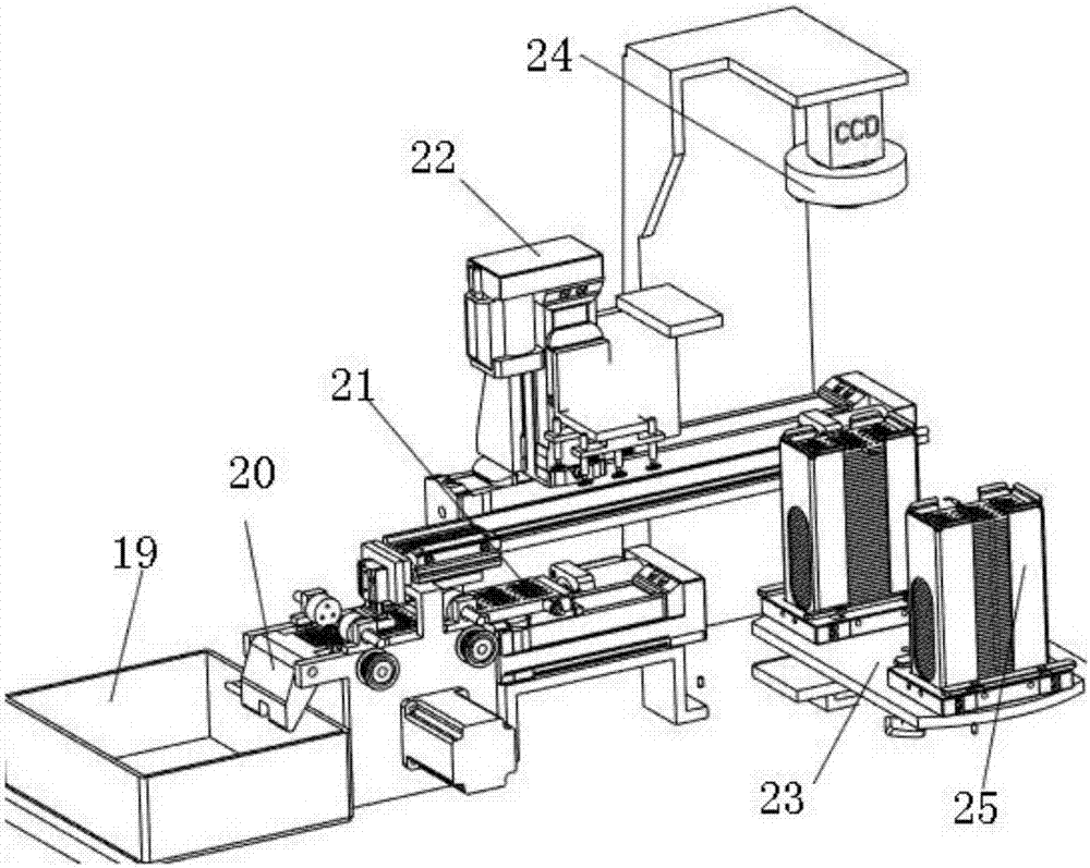 Automatic assembling machine for mobile phone receiver gauze