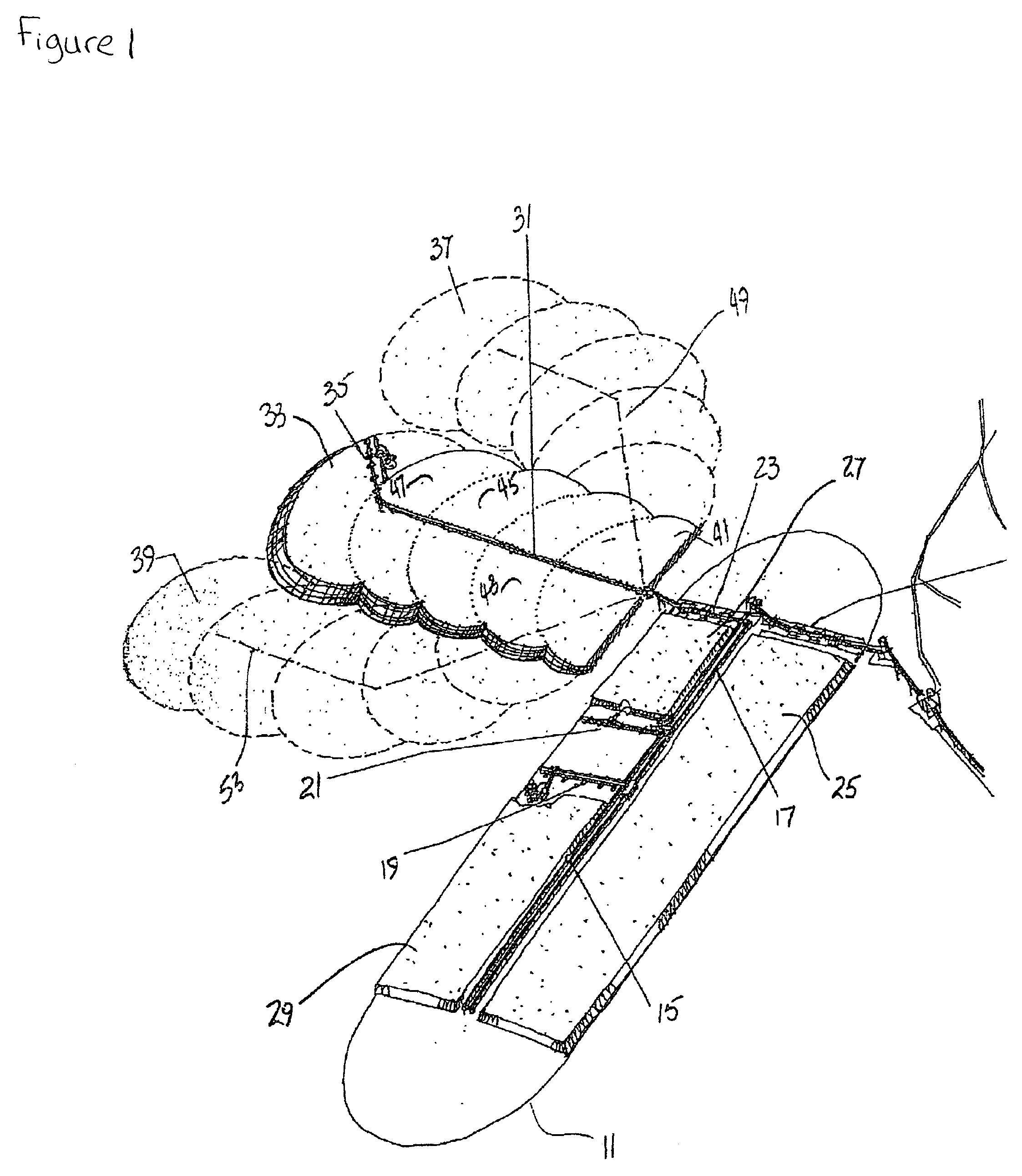 Method for multiple lift stacking using mobile conveyor system