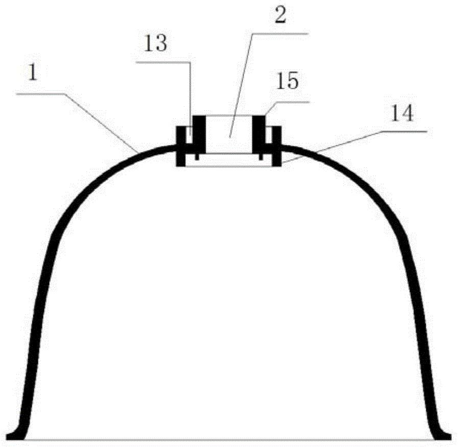 An adsorption-type moxibustion head fixing device