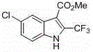 2-perfluoroalkyl indole derivative and synthesis method thereof