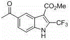 2-perfluoroalkyl indole derivative and synthesis method thereof