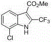 2-perfluoroalkyl indole derivative and synthesis method thereof