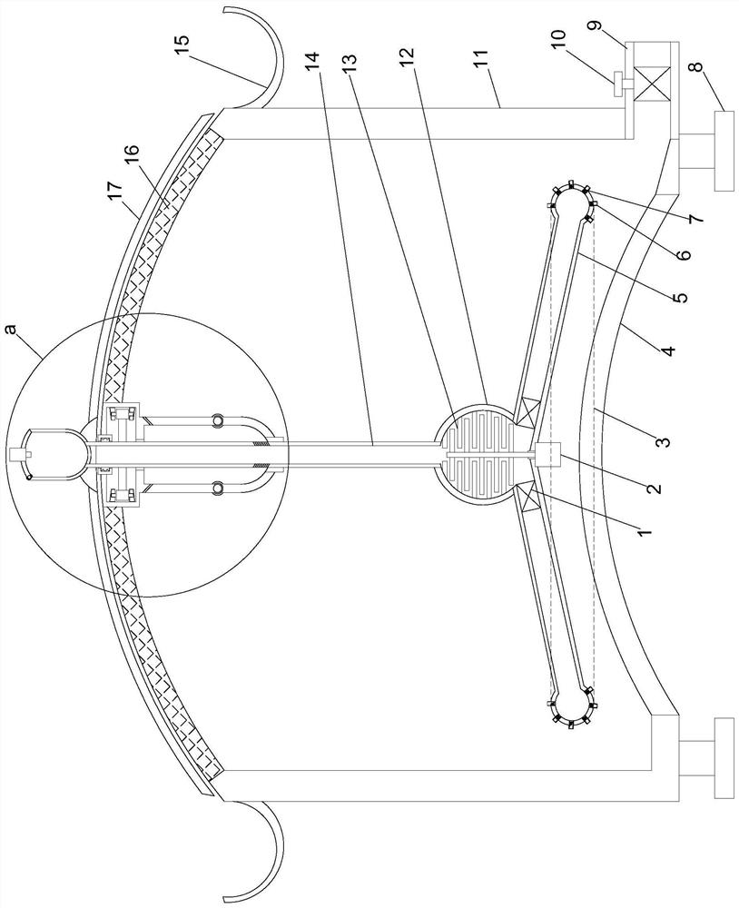 Sewage treatment device for municipal environmental protection