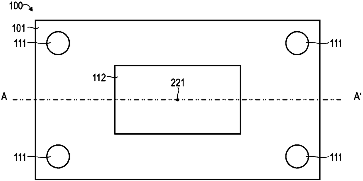 Illumination module for angle-selective illumination