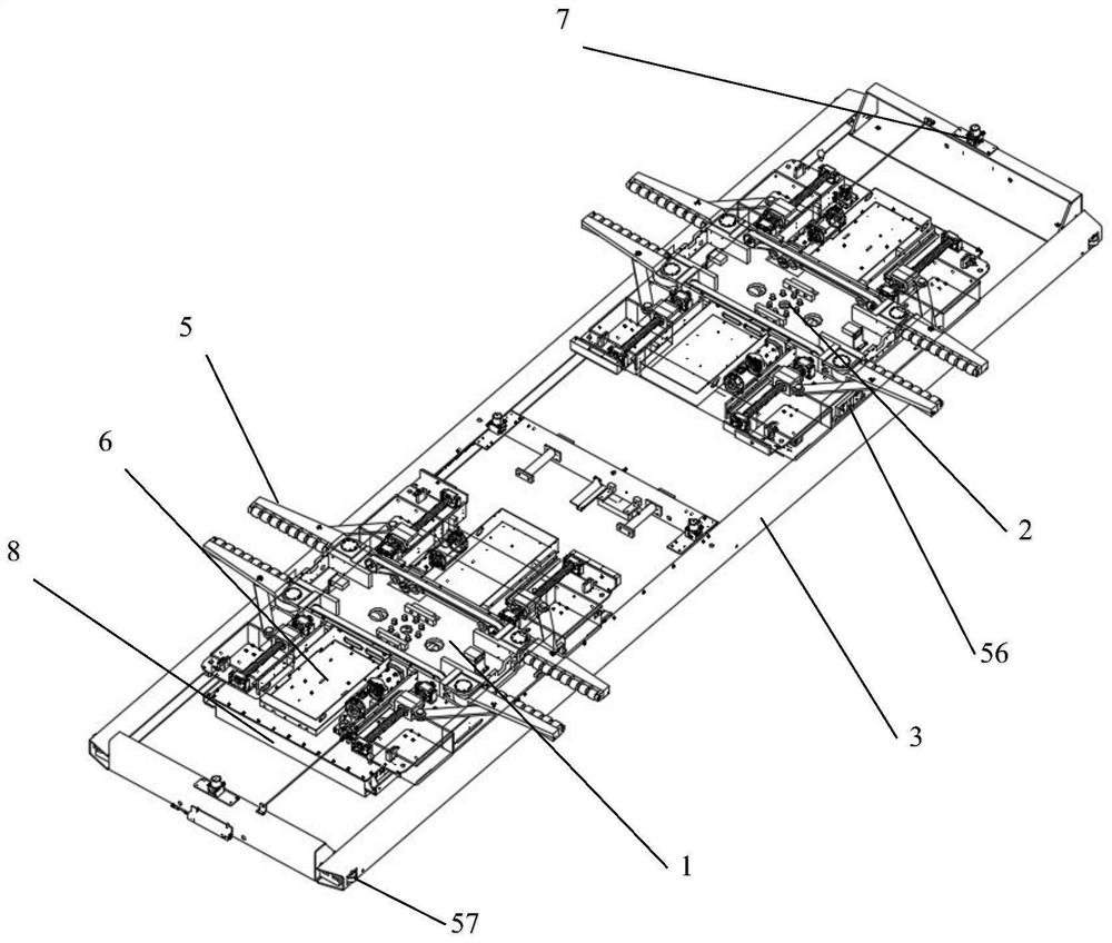 Clamping type parking robot with supporting and limiting functions