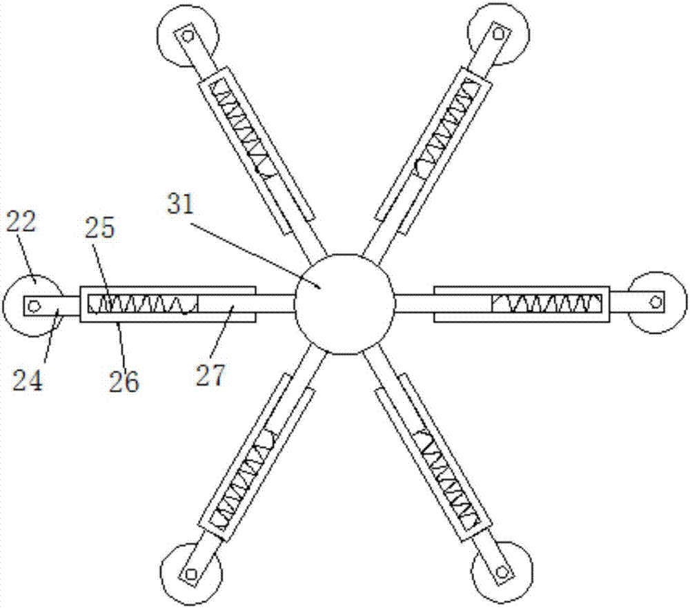 Rotary disk type medicinal material drying device